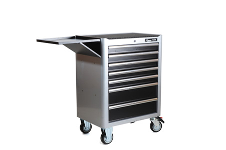 Arbeidsbord vogner sort