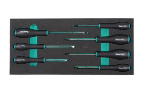 Modul skrutrekkere 7 Stk Rett/